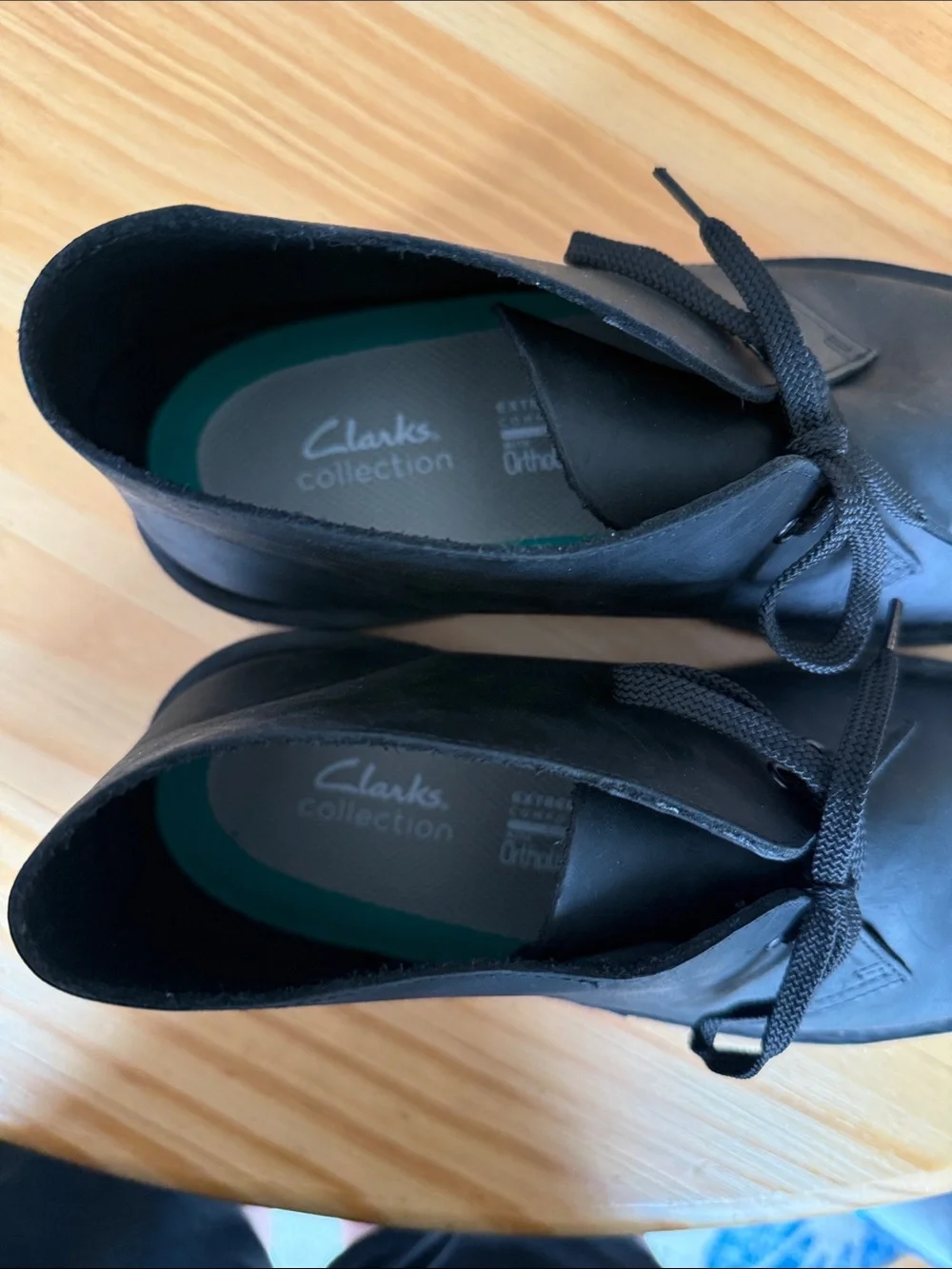 Clarks Bushacre 3 Black Leather Chukka Leather Boots NEW IN BOX